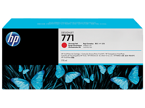 HP 771 775-ml Chromatic Red DesignJet Ink Cartridge (CE038A)
