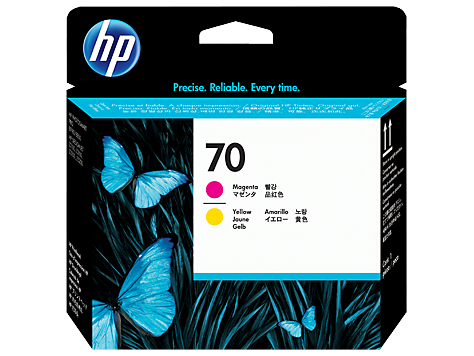 HP 70 Magenta and Yellow DesignJet Printhead (C9406A)