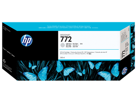 HP 772 300-ml Light Gray DesignJet Ink Cartridge (CN634A)