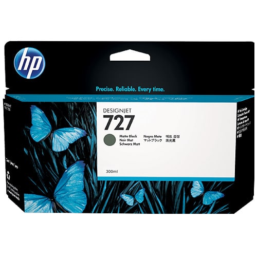 HP 727 300-ml Matte Black DesignJet Ink Cartridge (C1Q12A)