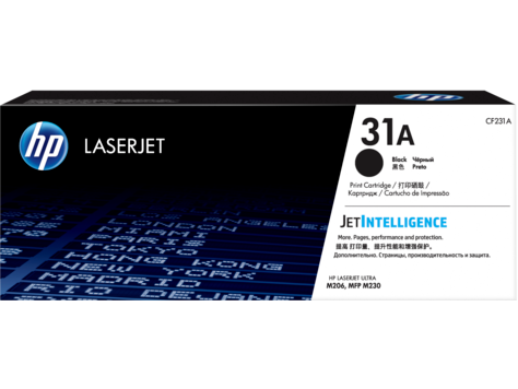 HP 31A Black Original LaserJet Toner Cartridge (CF231A)