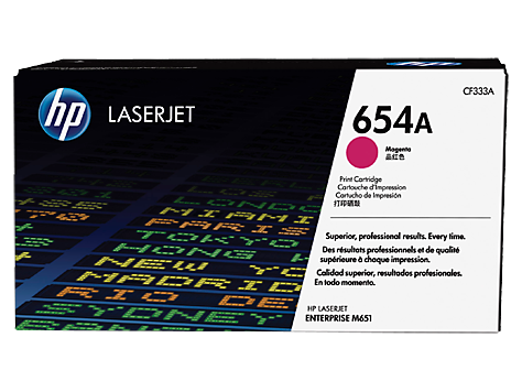 HP 654A Magenta Original LaserJet Toner Cartridge (CF333A)