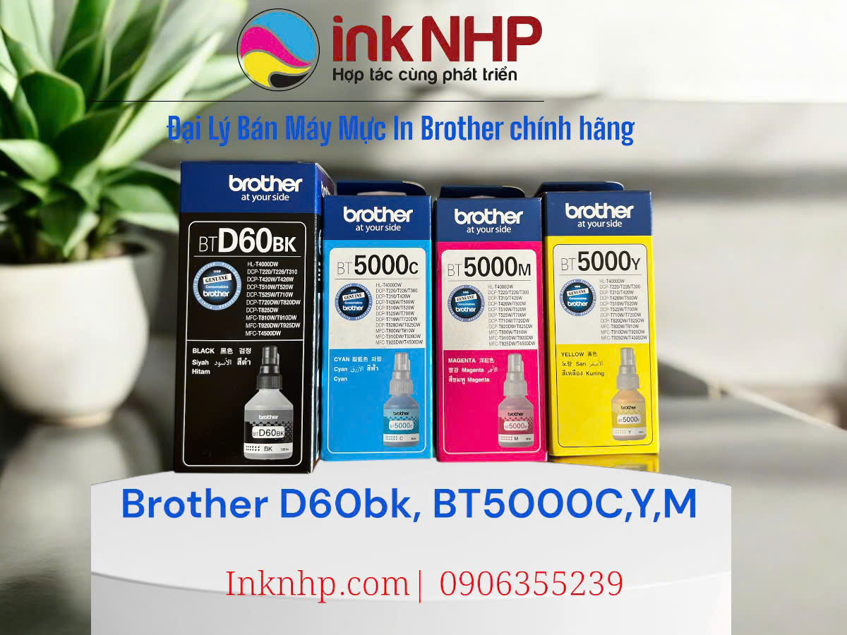 Mực in BT-D60BK chính hãng tại TP.HCM – Giao nhanh, giá tốt
