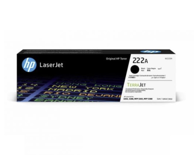 Hình của HP 222A Black Original LaserJet Toner Cartridge (W2220A)