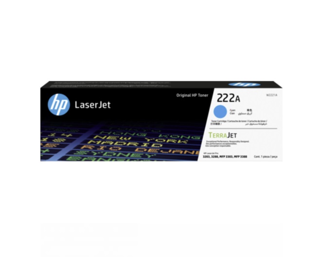 Hình của HP 222A Cyan Original LaserJet Toner Cartridge (W2221A)