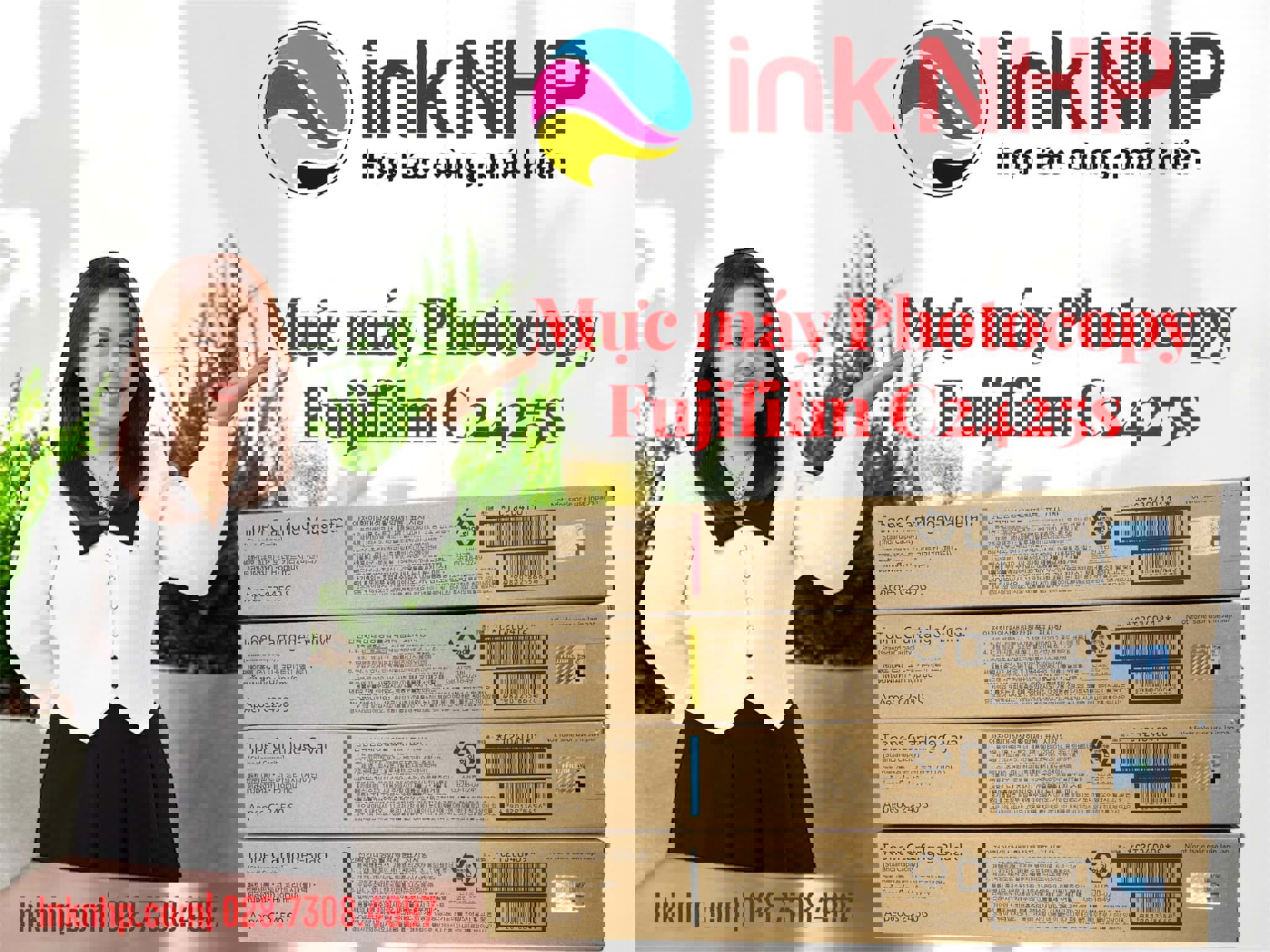 Bộ mực máy photocopy màu FUJIFILM Apeos C2450S